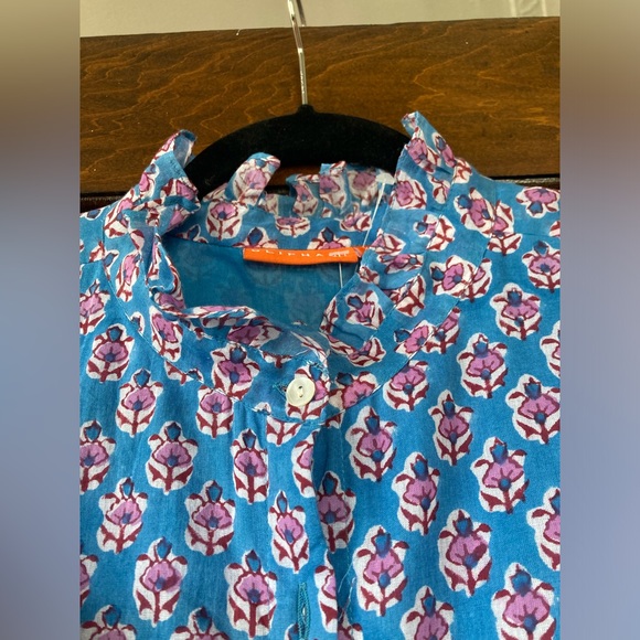 Oliphant blue printed maxi dress - Picture 5 of 6